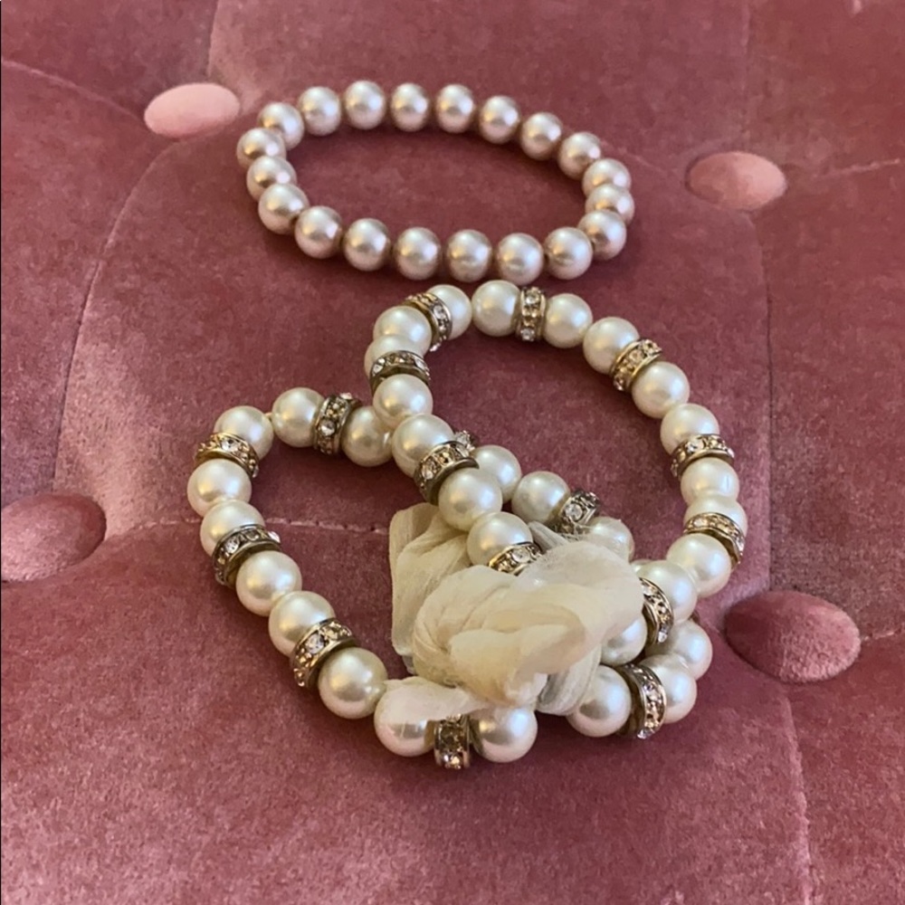 Three‎ pearl Bracelets